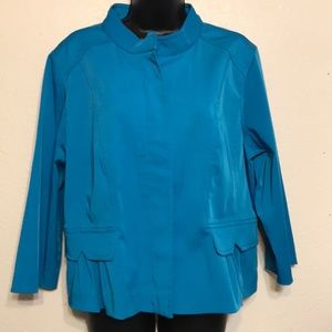 Ruby Rd bright blue jacket
